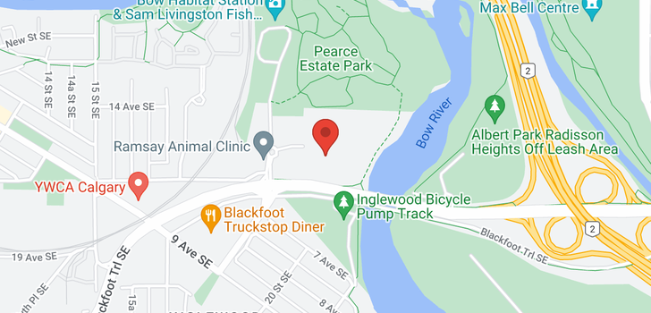 map of 522 63 Inglewood Park SE